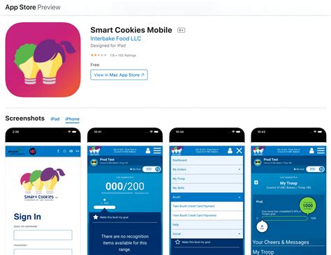 smart cookies app credit card|smart cookies girl log in.